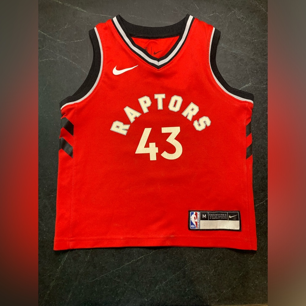 NIKE | Youth Toronto Raptors Jersey | No. 43 | SZ M (5-6)